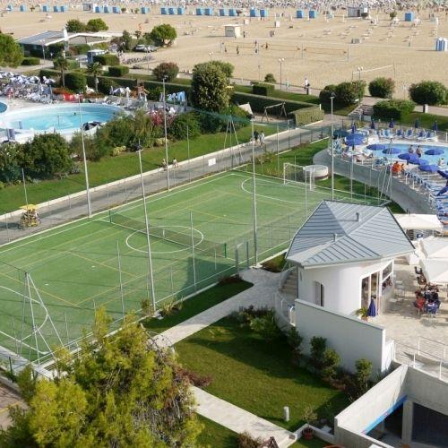 Campo da calcio dell'Hotel Lido di Bibione